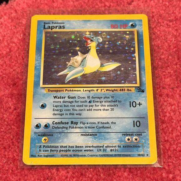 Lapras #10 – Pokémon Fossil – As Pictured - Picture 1 of 6